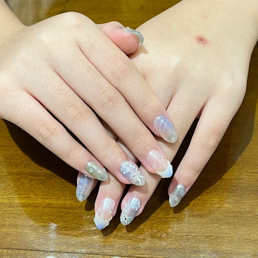 Colorful gel manicure collection